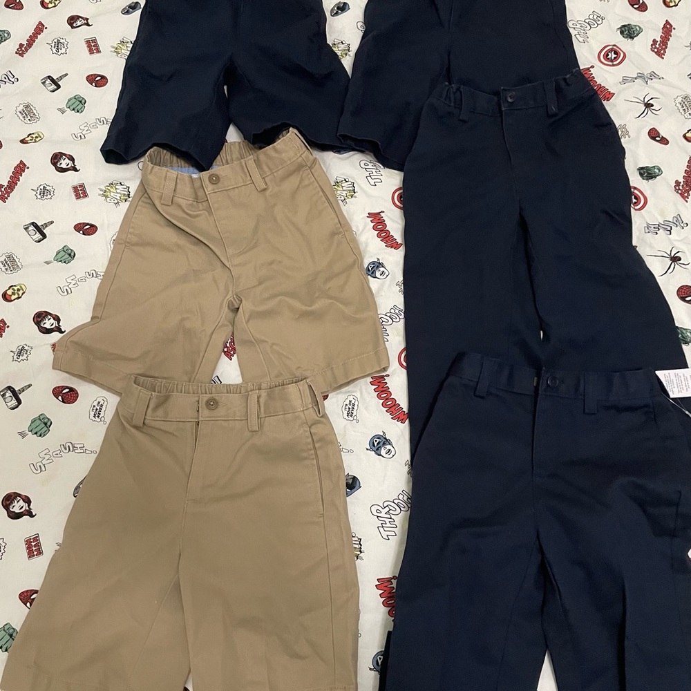 Land’s End boys shorts and dress pants bundle